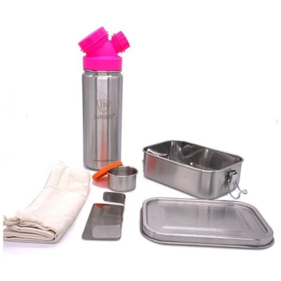 JN JuNiki's JuNiki's® Lunchbox + Trinkflasche isoliert 550ml 8 Farben