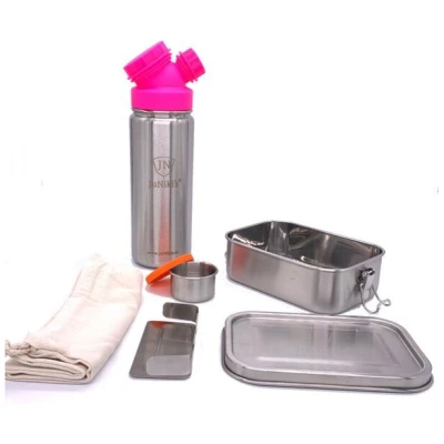 JN JuNiki's JuNiki's® Lunchbox + Trinkflasche isoliert 550ml 8 Farben