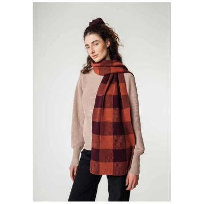 Jacquard Rippstrick Schal Modell: Asmee