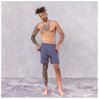 Jaya AXEL MELANGE - Männer - Shorts für Yoga und Freizeit aus Biobaumwolle