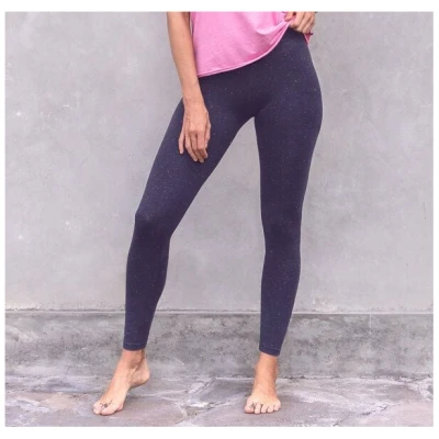Jaya LONDON LUREX - Damen - High Waist Leggings für Yoga und Freizeit aus Biobaumwolle mit Lurexfäden