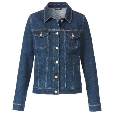 Jeansjacke aus Bio-Baumwolle, darkblue 36