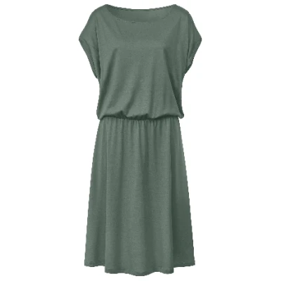 Jerseykleid aus TENCEL™ Lyocell und Bio-Baumwolle, lorbeer 36