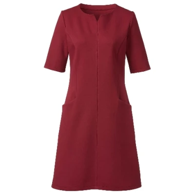 Jerseykleid mit Taschen aus Bio-Baumwolle, rubin 36