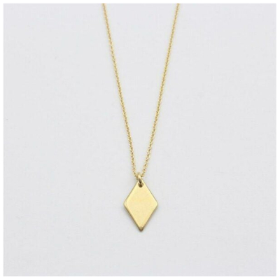 Jewelberry Kette Rhombus 45 cm mit Rauten Anhänger