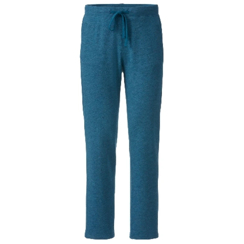 Jogginghose aus reiner Bio-Schurwolle, petrol-melange