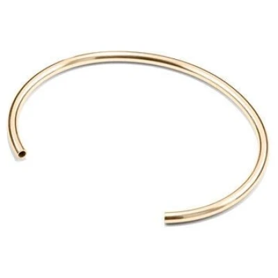 Jonathan Radetz Jewellery Armreif PROFILE, Gold 585, 14 Karat, one size, anpassbar, Handmade in Germany