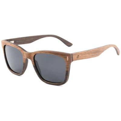 Joplins Sunglasses Herren vegan Hölzerne Sonnenbrille Laos Eiche Braun & Eiche Schwarz
