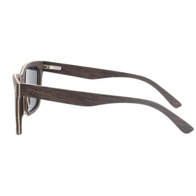 Joplins Sunglasses Herren vegan Hölzerne Sonnenbrille Laos Schwarze Eiche