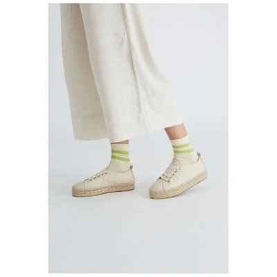 Jutelaune Ivory Sneaker Espadrilles