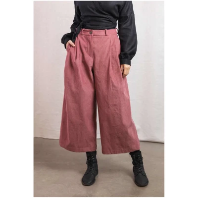 Jyoti Fair Works Damen vegan Culotte Awa Staubiges Rosa