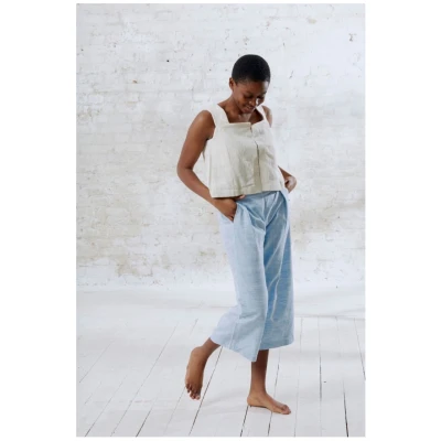 Jyoti Fair Works Damen vegan Culotte Chetana Hellblau