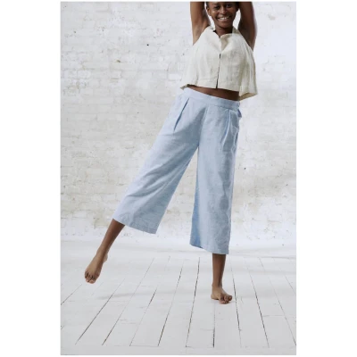 Jyoti Fair Works Damen vegan Culotte Chetana Hellblau