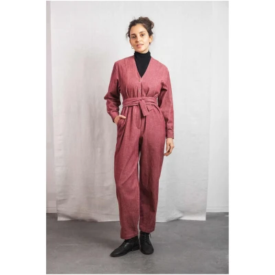 Jyoti Fair Works Damen vegan Jumpsuit Keerthi Dusty Rose