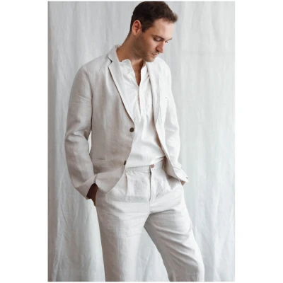 Jyoti Fair Works Herren vegan Blazer Jadu Off White