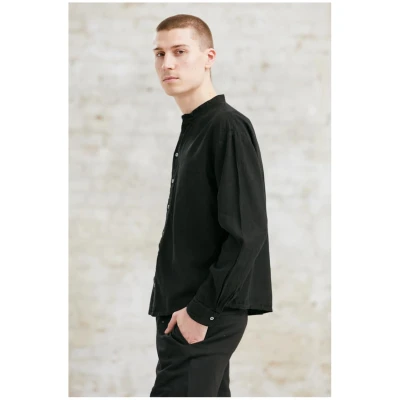 Jyoti Fair Works Herren vegan Hemd Harish Schwarz