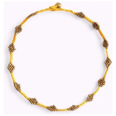 KIKOONI Dokra Kette "FLOWER"
