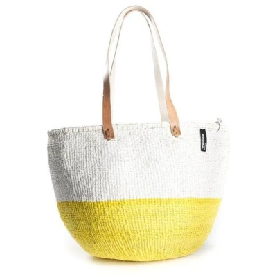 KIONDO Tasche - Duo Stripes - Sisal Umhängetasche - Upcycling - Mifuko