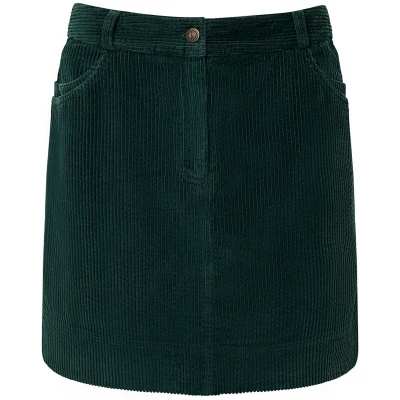 KOMODO Damen vegan Cord-Minirock Leoni Biologisch Baumwolle Soft Ivy