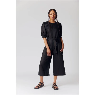 KOMODO Damen vegan Jumpsuit Faye Schwarz