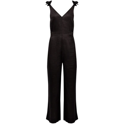 KOMODO Damen vegan Jumpsuit Floss Line Schwarz