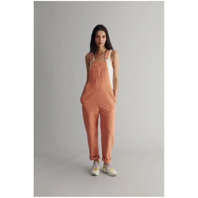 KOMODO Damen vegan Latzhose Joy Orange