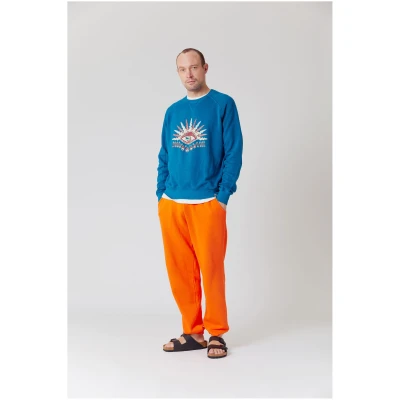 KOMODO Herren vegan Komodo's Eye Sweatshirt Blaugrün