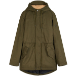 KOMODO Herren vegan Parka Wilson Water Resistant Biologisch Baumwolle Khaki Grün