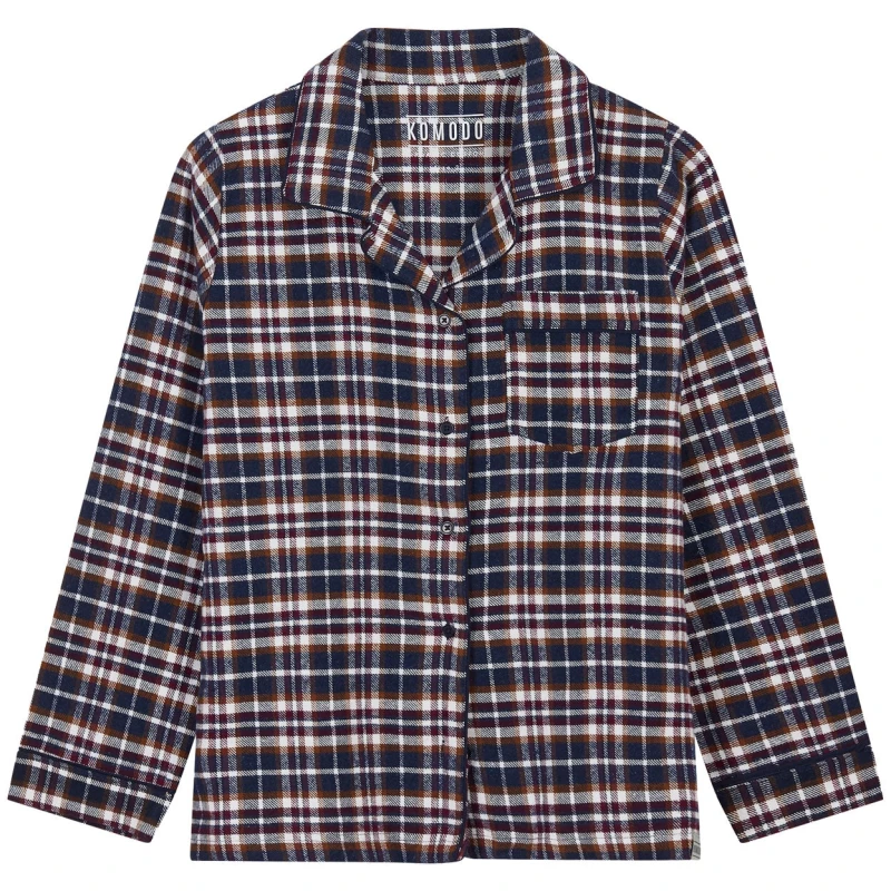 KOMODO Herren vegan Pyjama Set Jim Jam Herren Navy