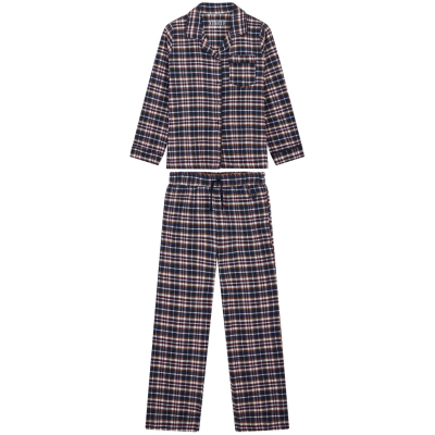 KOMODO Herren vegan Pyjama Set Jim Jam Herren Navy