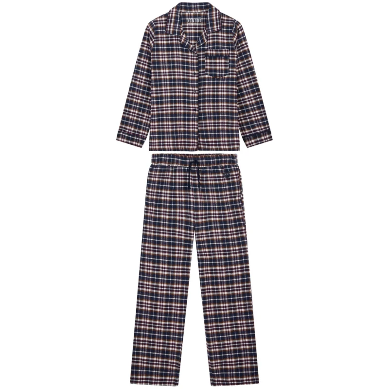 KOMODO Herren vegan Pyjama Set Jim Jam Herren Navy