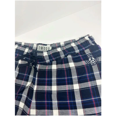 KOMODO Herren vegan Pyjamahose Jim Jam Herren Gots Biologisch Baumwolle Dark Navy
