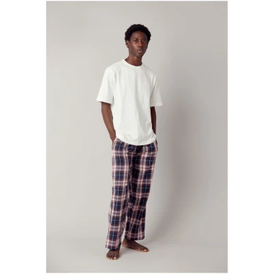 KOMODO Herren vegan Pyjamahose Jim Jam Herren Gots Biologisch Baumwolle Mauve