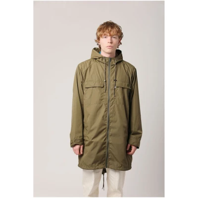KOMODO Herren vegan River Regenmantel Khaki