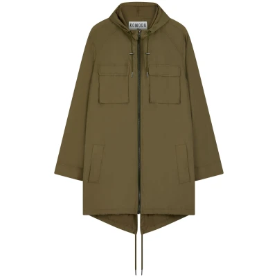 KOMODO Herren vegan River Regenmantel Khaki