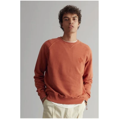 KOMODO Herren vegan Sweatshirt Herren Anton Clay Orange