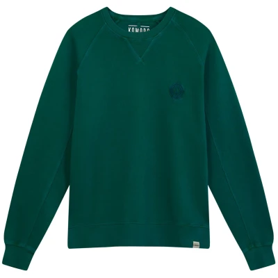 KOMODO Herren vegan Sweatshirt Herren Anton Teal Grün
