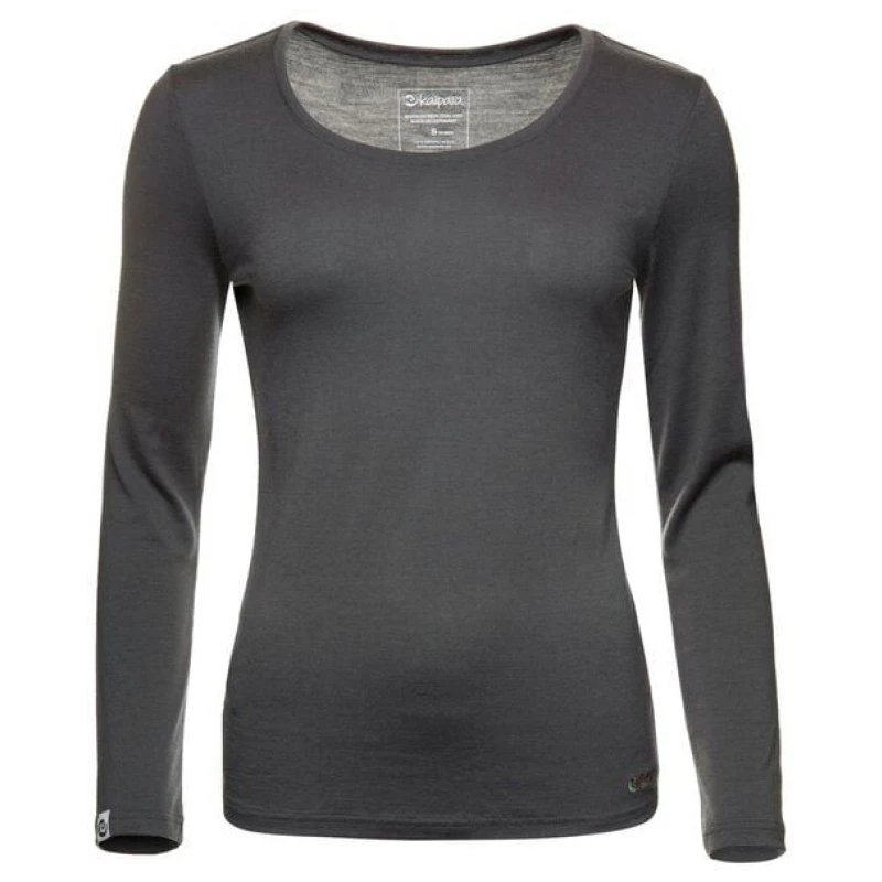 Kaipara - Merino Sportswear Merino Langarm Unterhemd Damen Slimfit 200 weiter Rundhals