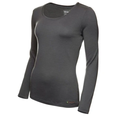 Kaipara - Merino Sportswear Merino Langarmshirt Slimfit 200 weiter Rundhals Damen