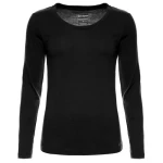 Kaipara - Merino Sportswear Merino Shirt Langarm Regularfit 200 weiter Halsausschnitt Damen