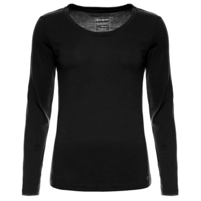 Kaipara - Merino Sportswear Merino Shirt Langarm Regularfit 200 weiter Halsausschnitt Damen