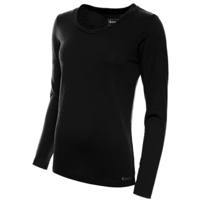 Kaipara - Merino Sportswear Merino Shirt Langarm Regularfit 200 weiter Halsausschnitt Damen