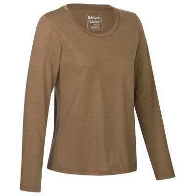 Kaipara - Merino Sportswear URBAN Merino Longsleeve Damen Regular 200 weiter Halsausschnitt