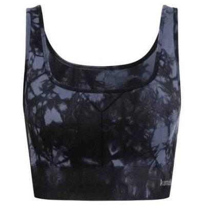 Kamah Crop Top YOKO, Batik Blue