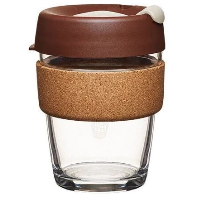 KeepCup Coffee to go Becher aus Glas mit Grifffläche aus Kork - Limited Edition - Medium 340ml