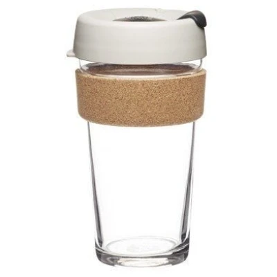 KeepCup L - BREW CORK - Coffee to go Becher aus Glas mit Korkband - 454ml