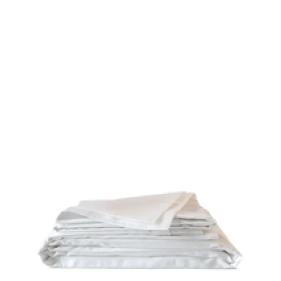 Kinderbettwäsche Baumwoll Satin weiß
