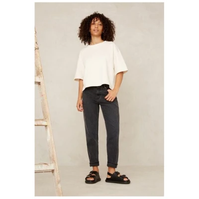 Kings Of Indigo Jeans Caroline Cropped (holo grey used)