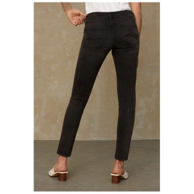 Kings Of Indigo Slim-Fit Jeans aus Bio Baumwolle - Juno - Gorbi Black Faded