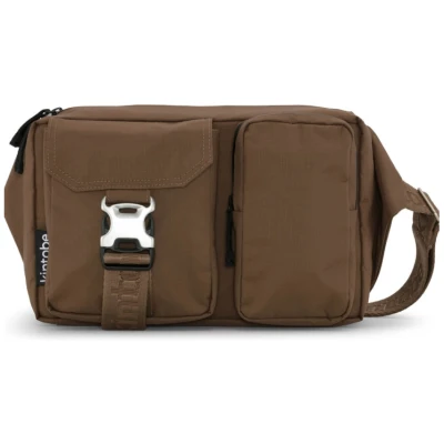 Kintobe Damen vegan Gürteltasche Luca Erde Braun